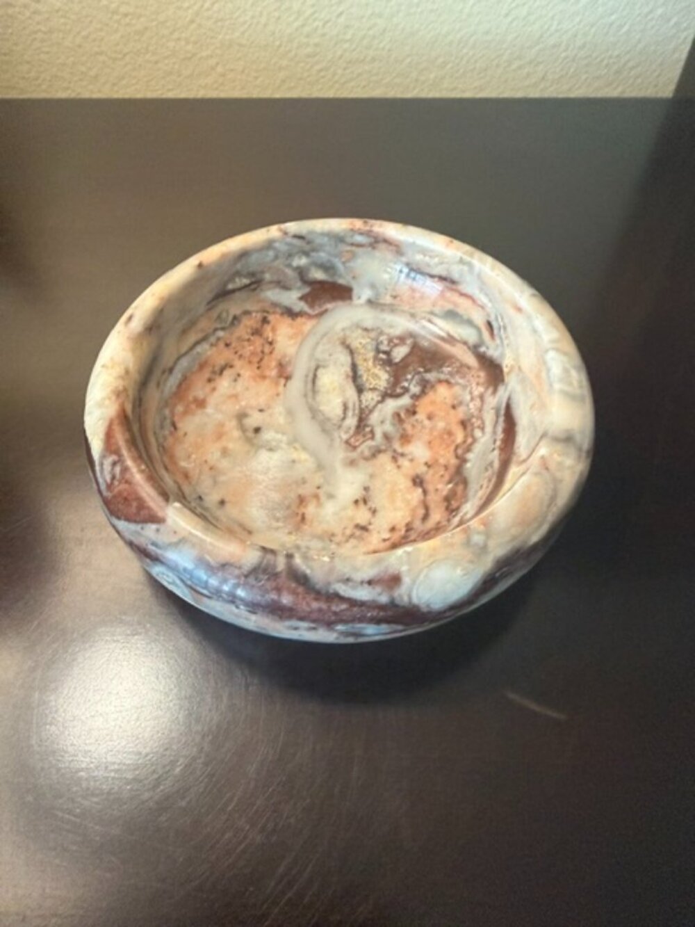 vintage marble ashtray